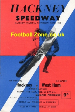 Hackney Speedway v West Ham 1965