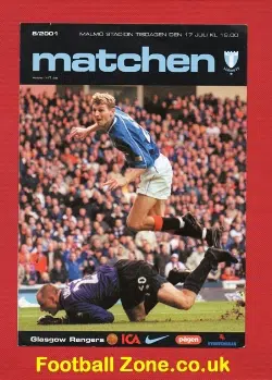 Malmo v Glasgow Rangers 2001 – Sweden