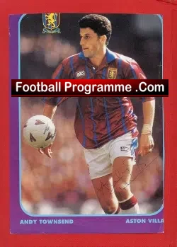 Aston Villa Andy Townsend Autographed Picture