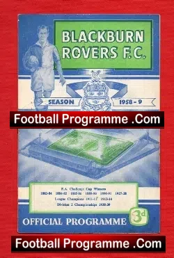 Blackburn Rovers v Newcastle United 1958