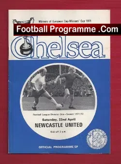 Chelsea v Newcastle United 1972