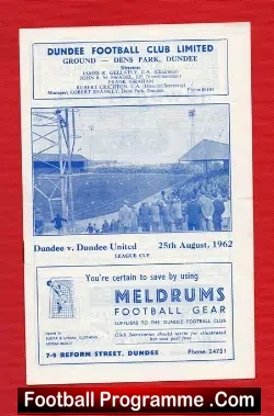 Dundee v Dundee United 1962