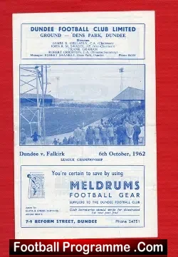 Dundee v Falkirk 1962