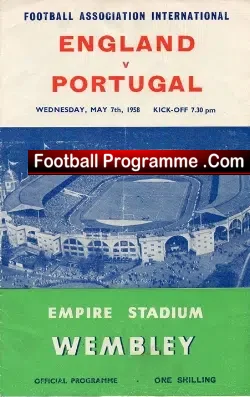 England v Portugal 1958 – Bobby Charlton 1st Full Cap