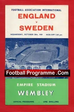 England v Sweden 1959