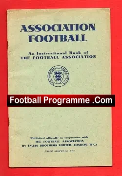Football Association Instructional Book 1930's - football memorabilia