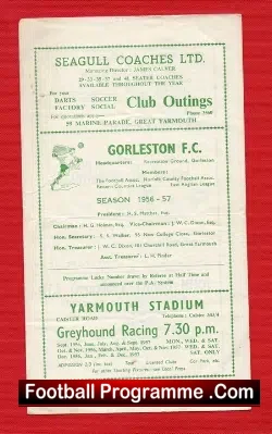 Gorleston v Holbeach United 1957