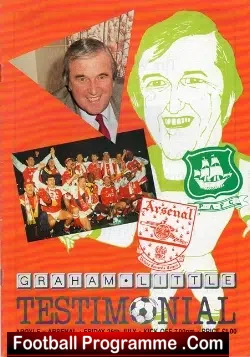 Graham Little Testimonial Benefit Match Plymouth Argyle 1990