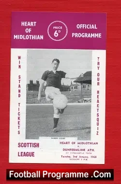 Heart Of Midlothian v Dunfermline Athletic 1968