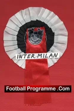 Inter Milan Football Club Old Football Rosette 1960’s