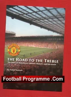 Manchester United - The Road To The Treble 1998/99 - football memorabilia
