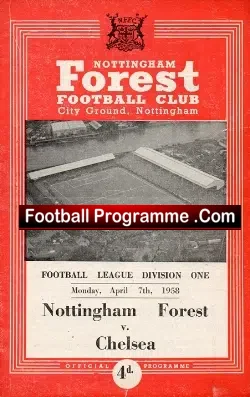 Nottingham Forest v Chelsea 1958