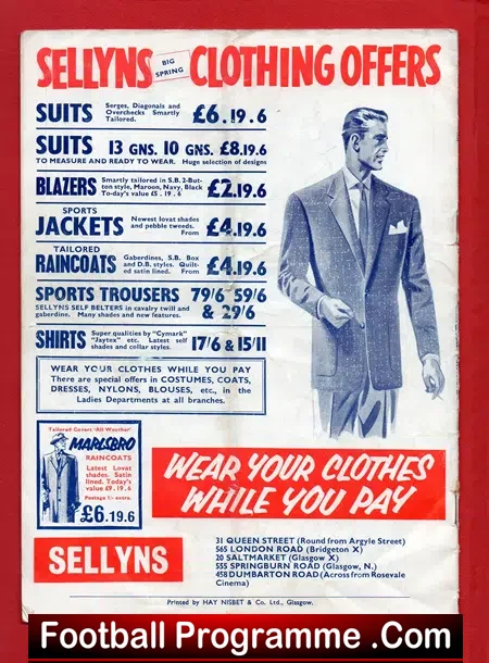 Scotland v England 1958 – Bobby Charlton First Match