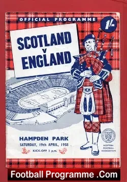 Scotland v England 1958 – Bobby Charlton First Match