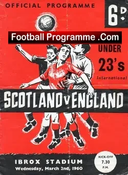 Scotland v England 1960 – Under 23 – Bobby Charlton