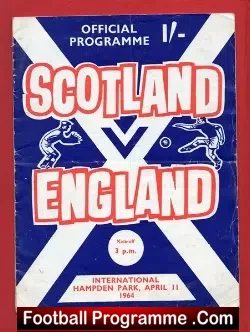 Scotland v England 1964