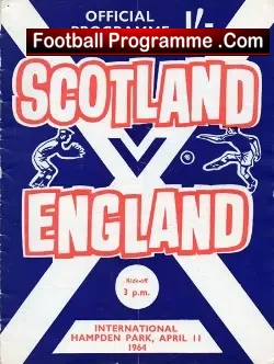 Scotland v England 1964