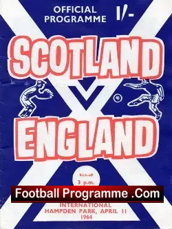 Scotland v England 1964