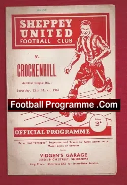 Sheppey United v Cockenhill 1961