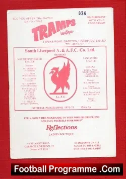 South Liverpool v Skelmersdale United 1974
