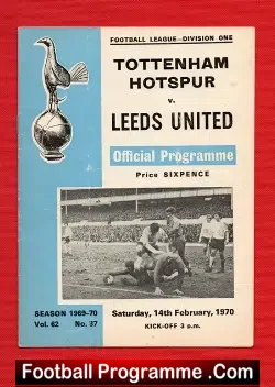 Tottenham Hotspur v Leeds United 1970