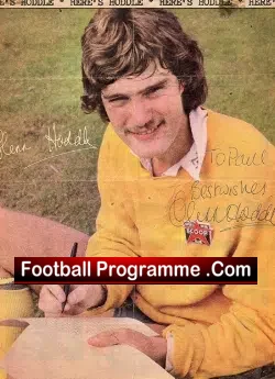 Tottenham Spurs Glen Hoddle Signed Picture – early 80’s