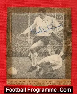 Tottenham Spurs Martin Chivers Autograph Picture