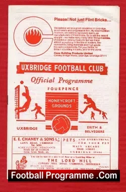 Uxbridge v Erith Belvedere 1966