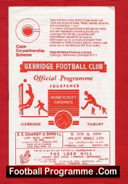 Uxbridge v Tilbury 1966