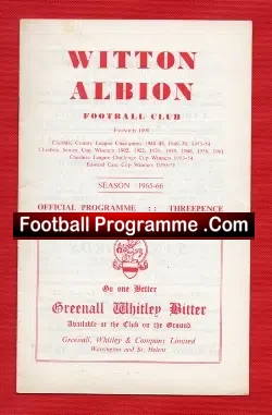 Witton Albion v Hyde United 1965