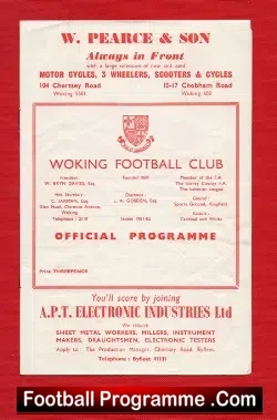 Woking v Oxford City 1962
