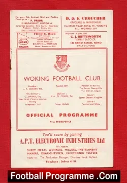 Woking v St Albans City 1962