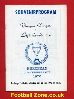 Laguppstallningar v Glasgow Rangers 1972 - Sweden