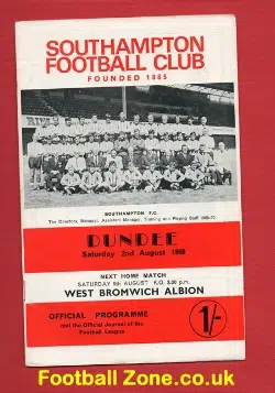 Southampton v Dundee 1969