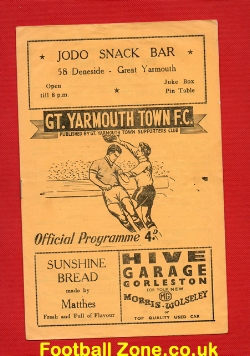 Great Yarmouth v Lowestoft 1966