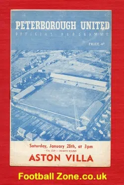 Peterborough United v Aston Villa 1961 - FA Cup