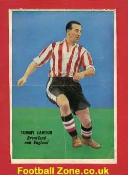 Brentford Tommy Lawton Autograph 1950's