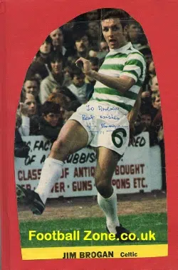 Glasgow Celtic Jim Brogan Signed Picture 1960s
