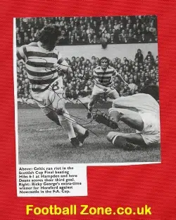 Glasgow Celtic Dixie Deans Signed Picture 1970s