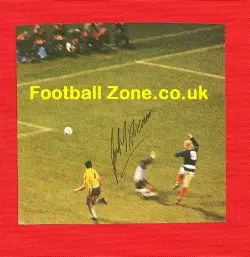 Glasgow Celtic Frank McAvennie Signed Picture 1980s