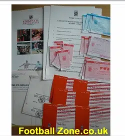 Stoke City Football Memorabilia 1997 - Closing Britania Stadium