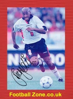 Manchester United Dion Dublin Signed Picture Man Utd