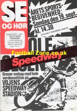 Holland Speedway Programme 1976 – Vojens – Ivan Mauger