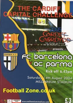 Barcelona v Parma 2004 – Cardiff Capital Challenge Match