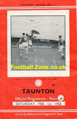 Taunton v Bideford 1958
