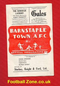 Barnstaple Town v Bideford 1957