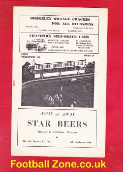 Eastbourne United v Shoreham United 1956