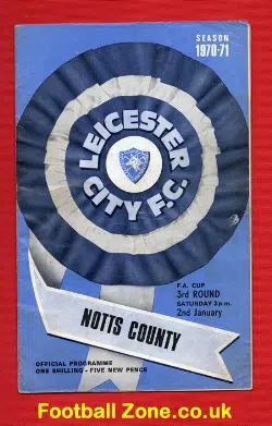 Leicester City v Notts County 1971 - Multi Signed Autographed