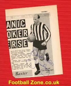 Newcastle United Jim Iley Autograph Picture