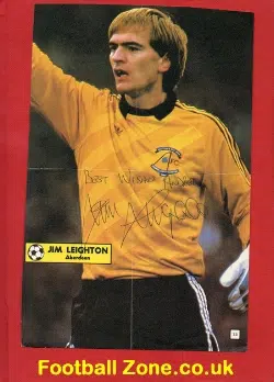 Manchester United Jim Leighton Autograph Picture